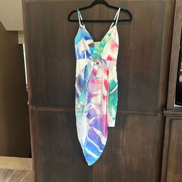 NWT Angel Biba Water Color Dress Size Medium - Picture 1 of 9